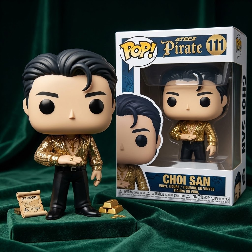 Choi San Ateez Bad MV Funko Pop Figure