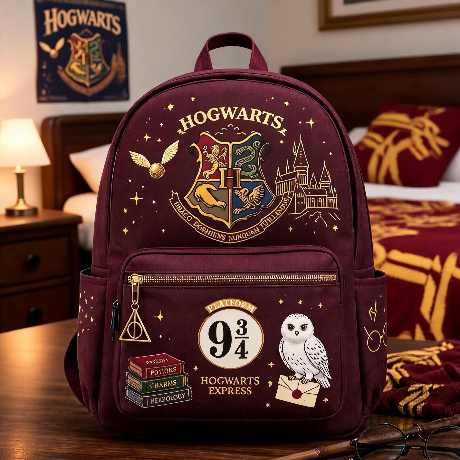 Harry Potter Hogwarts Wizarding School Platform 9¾ Mini Backpack 9 Harry Potter Hogwarts Wizarding School Platform 9¾ Mini Backpack