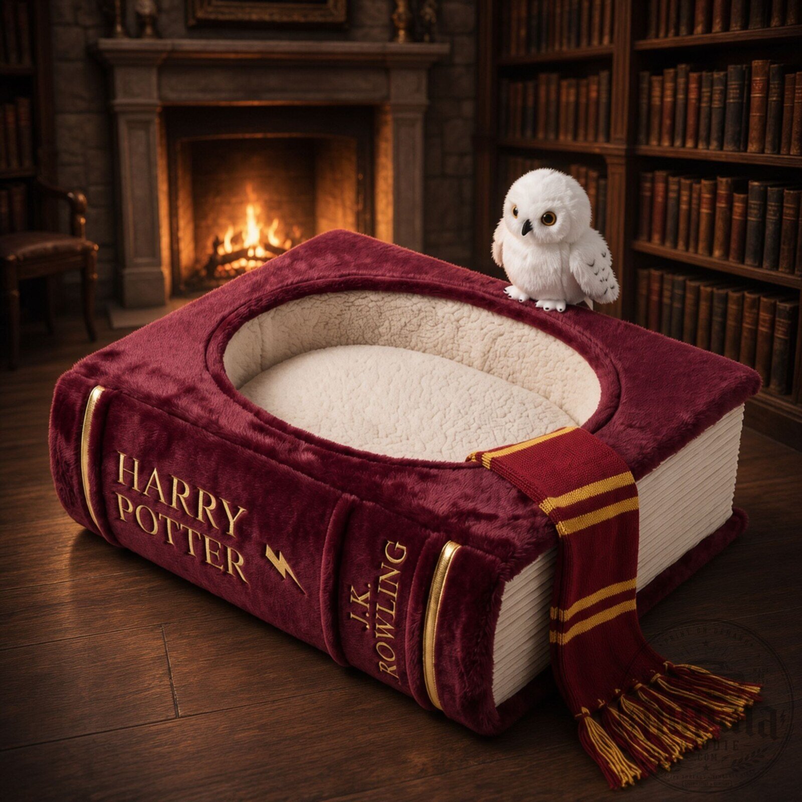 Harry Potter Novel Book Shaped Pet Bed