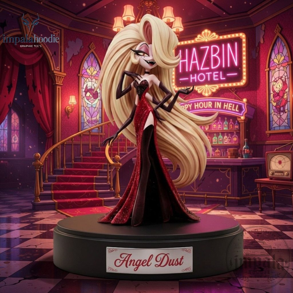 Hazbin Hotel Angel Dust In Drag Collectible Figure Hazbin Hotel Angel Dust In Drag Collectible Figure