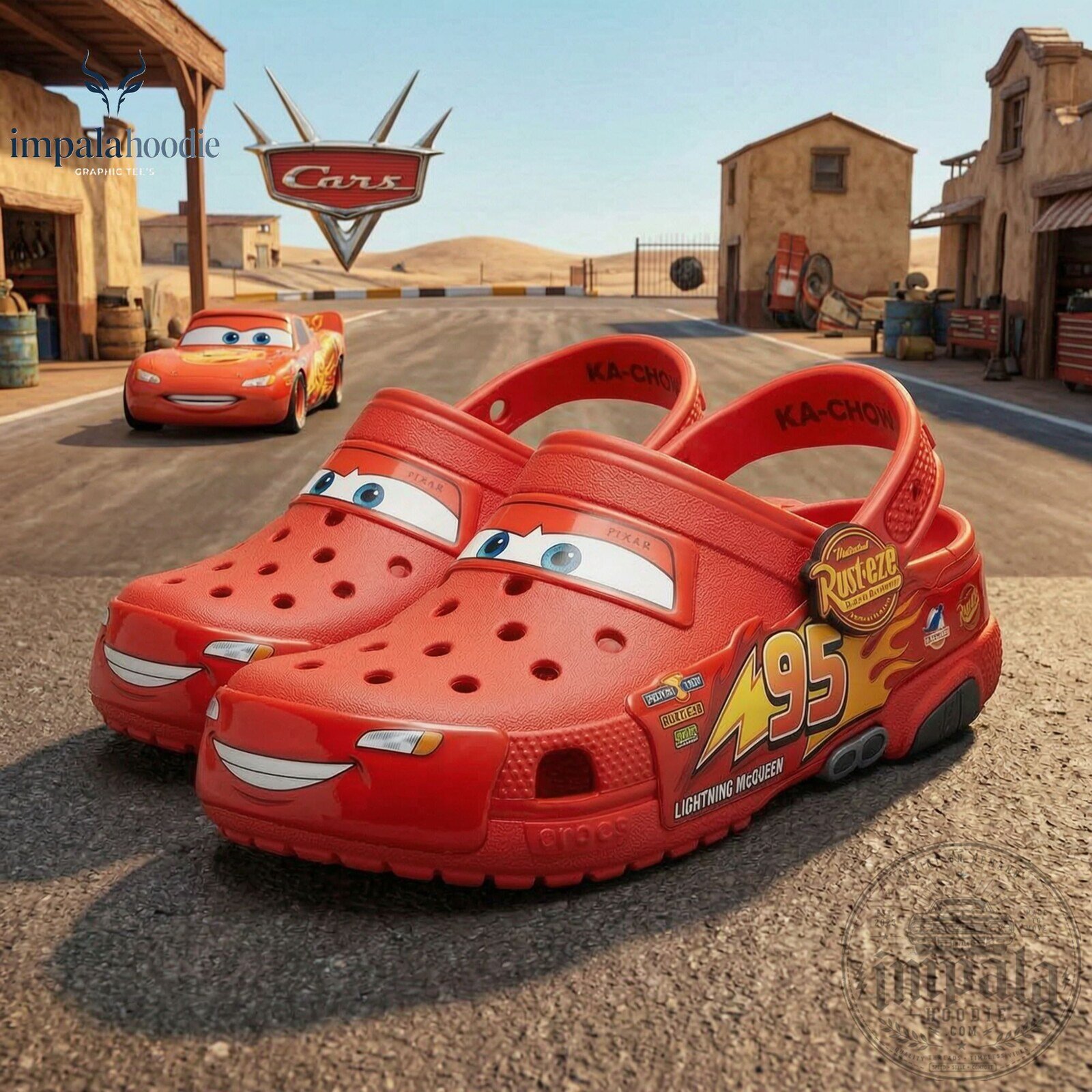 Disney Pixae Cars Lightning McQueen #95 Crocs