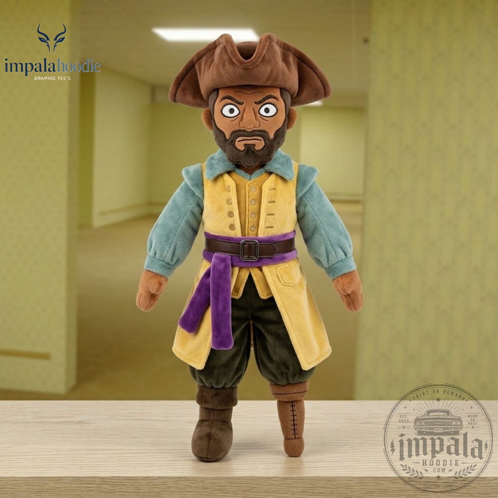 The Backrooms A24 Captain Clarke Plush Toy 4 The Backrooms A24 Captain Clarke Plush Toy