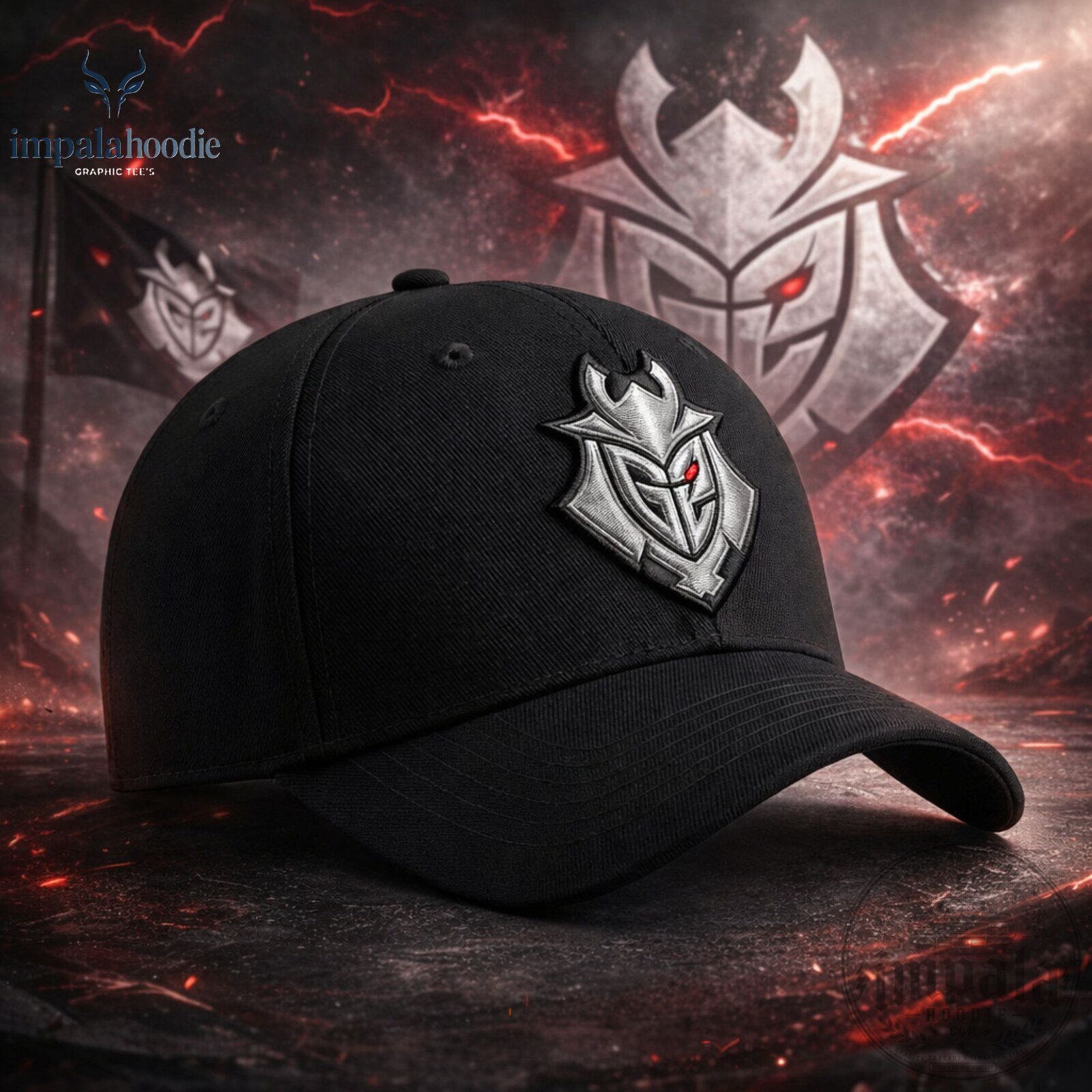 G2 Esports Logo Embroidered Baseball Cap