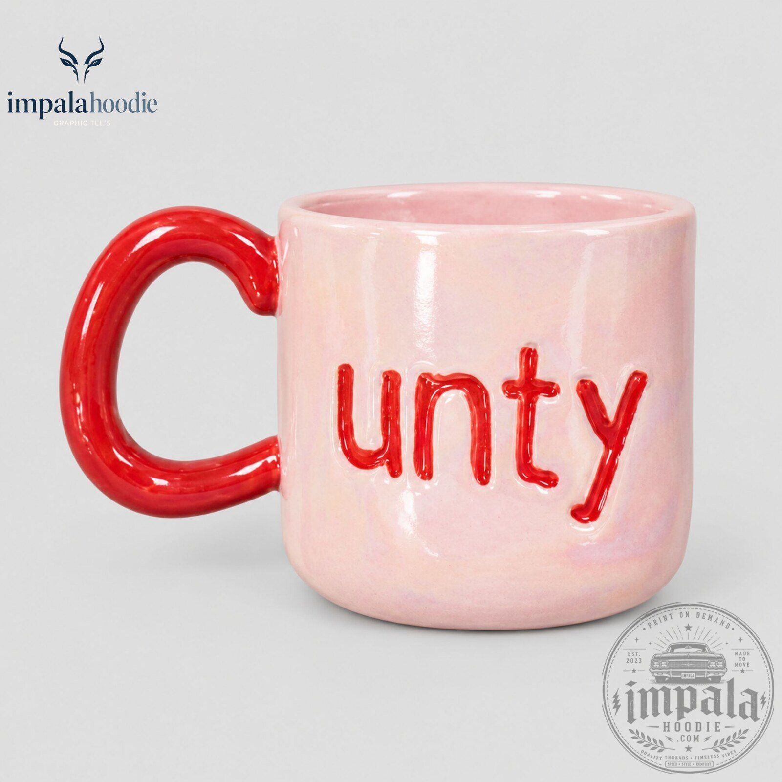 C Unty Pink Ceramic Mug 9 C Unty Pink Ceramic Mug