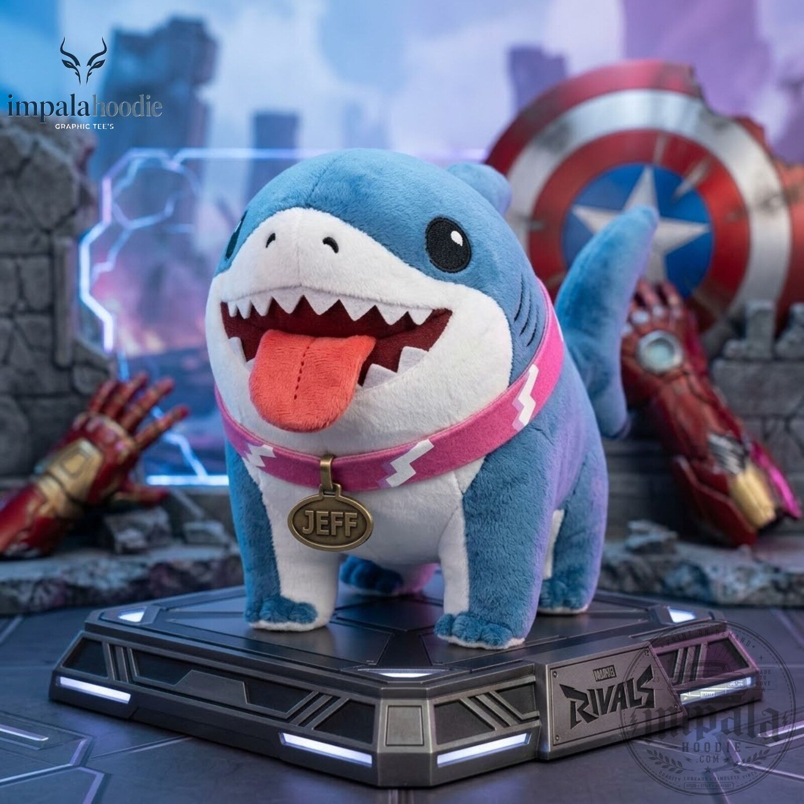 Marvel Rivals Jeff The Shark Plush Toy