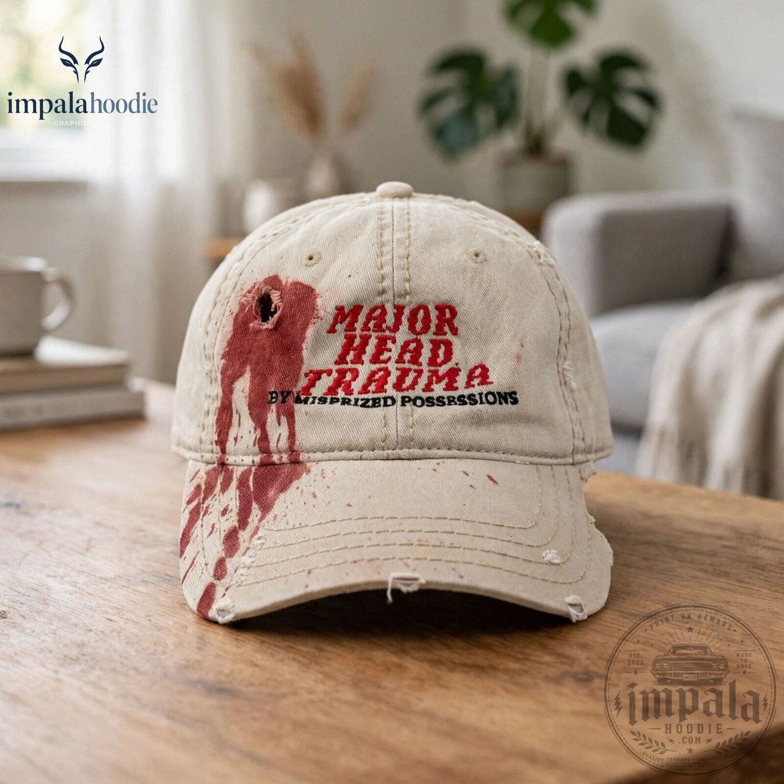 Major Head Trauma By Misprized Possessions Funny Cap