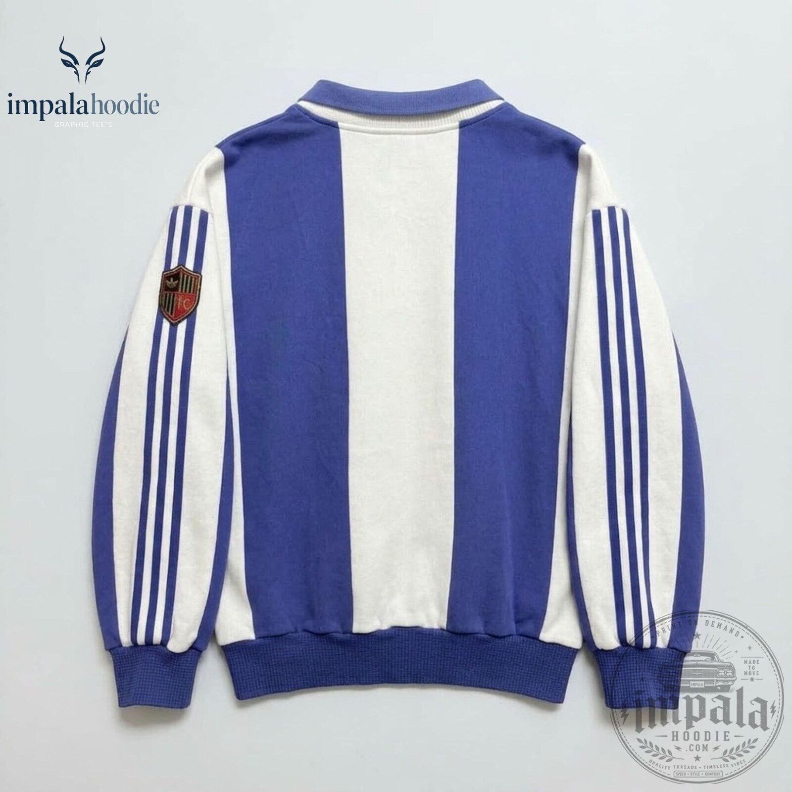 CORTIS Eom Seonghyeon White & Blue Stripes Long Sleeve Polo Shirt 9 CORTIS Eom Seonghyeon White & Blue Long Sleeve Polo Shirt