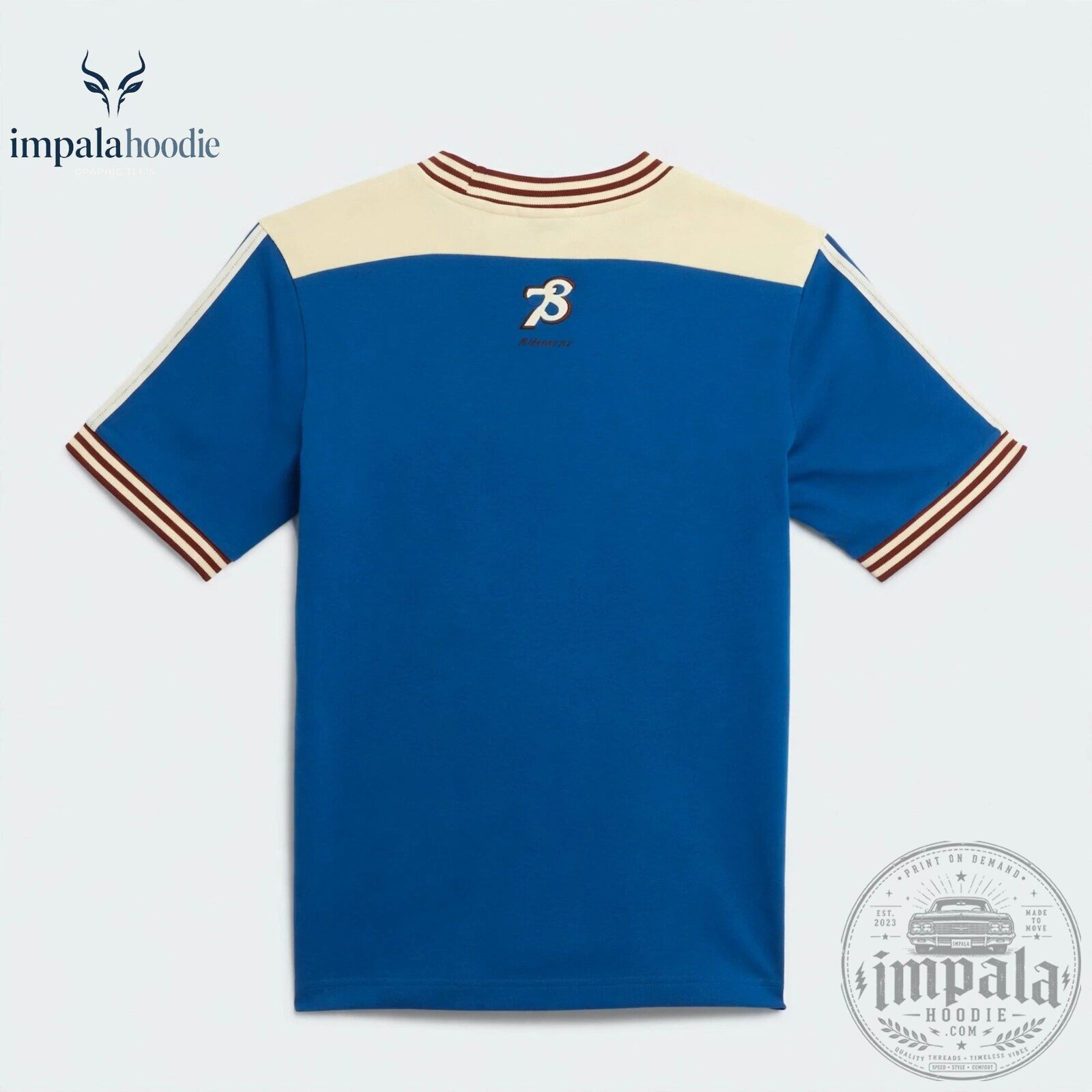 CORTIS Keonho Blue With White & Red Stripes T-Shirt 9 CORTIS Keonho Blue With White & Red Stripes T-Shirt