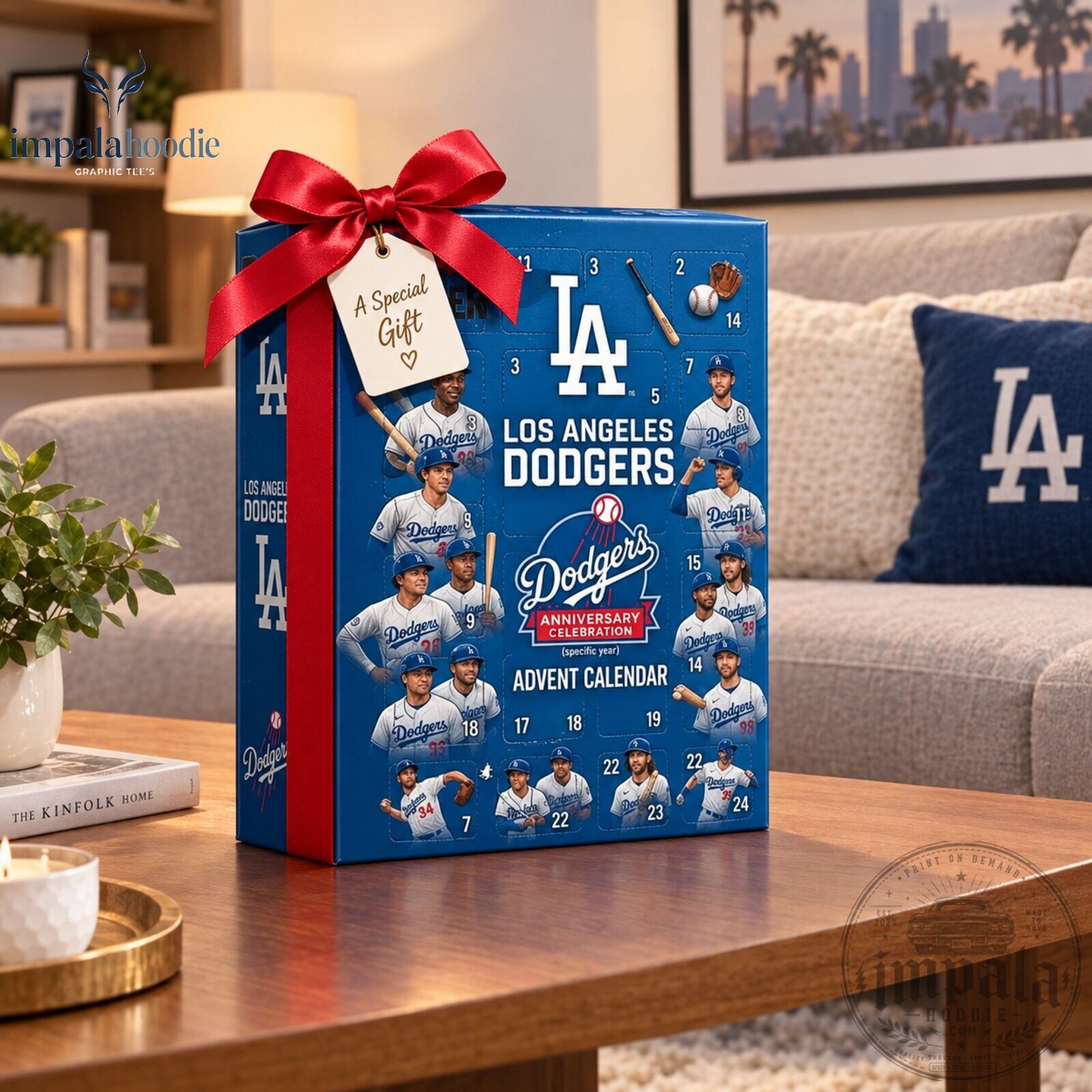 MLB Los Angeles Dodgers Collectible Ornaments Advent Calendar 9 MLB Los Angeles Dodgers Collectible Ornaments Advent Calendar