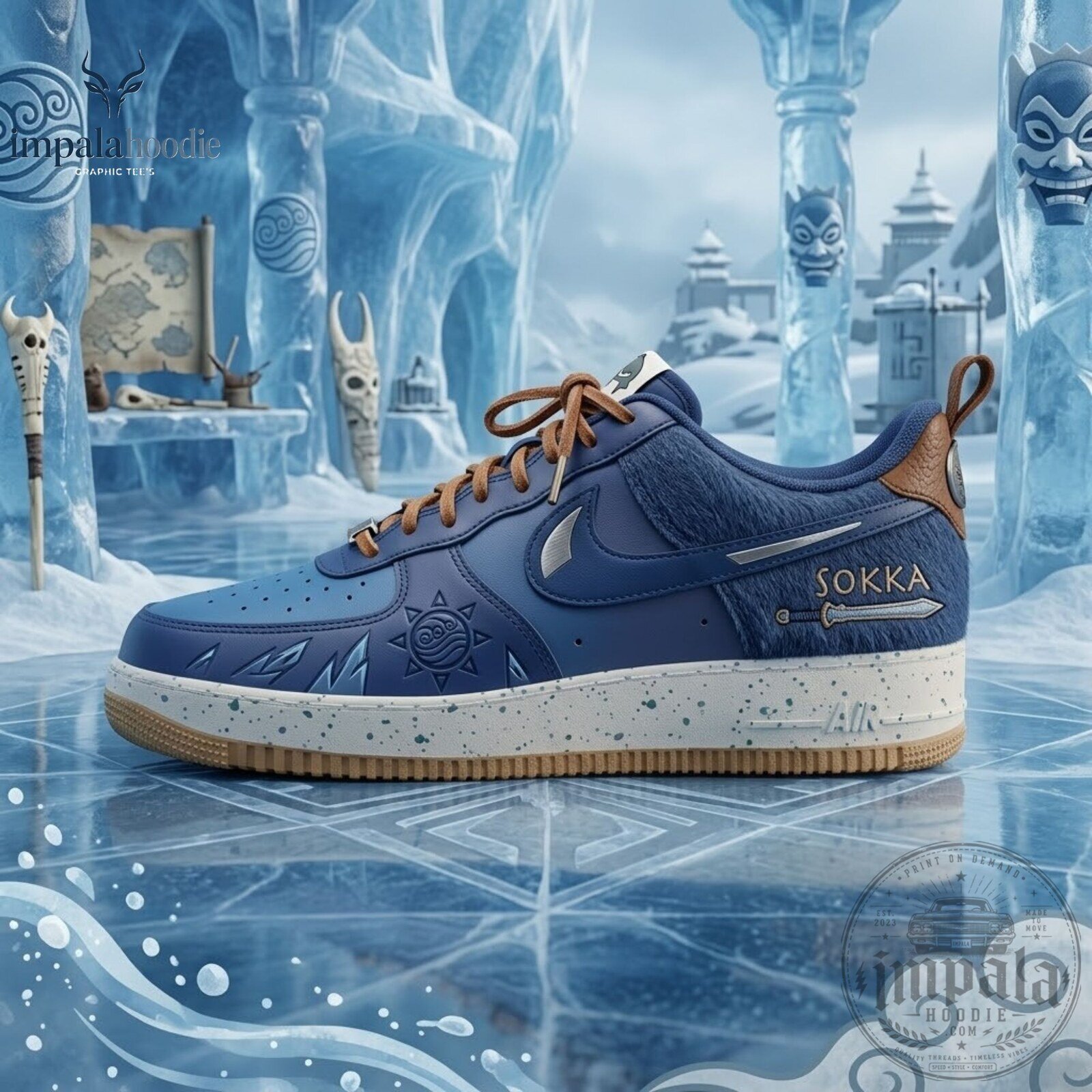 Avatar The Last Airbender Sokka Inspired Sneakers 9 Avatar The Last Airbender Sokka Inspired Sneakers