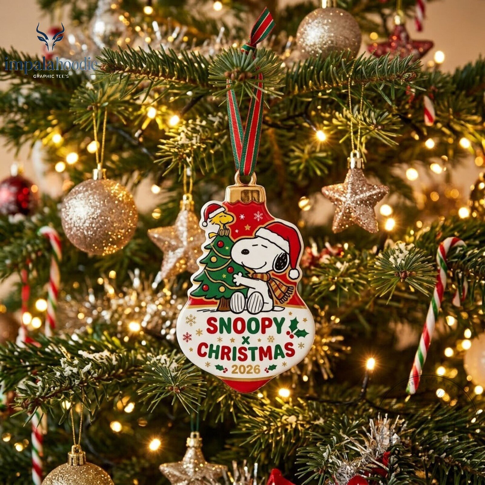 Peanuts Snoopy Christmas Ornament 2026