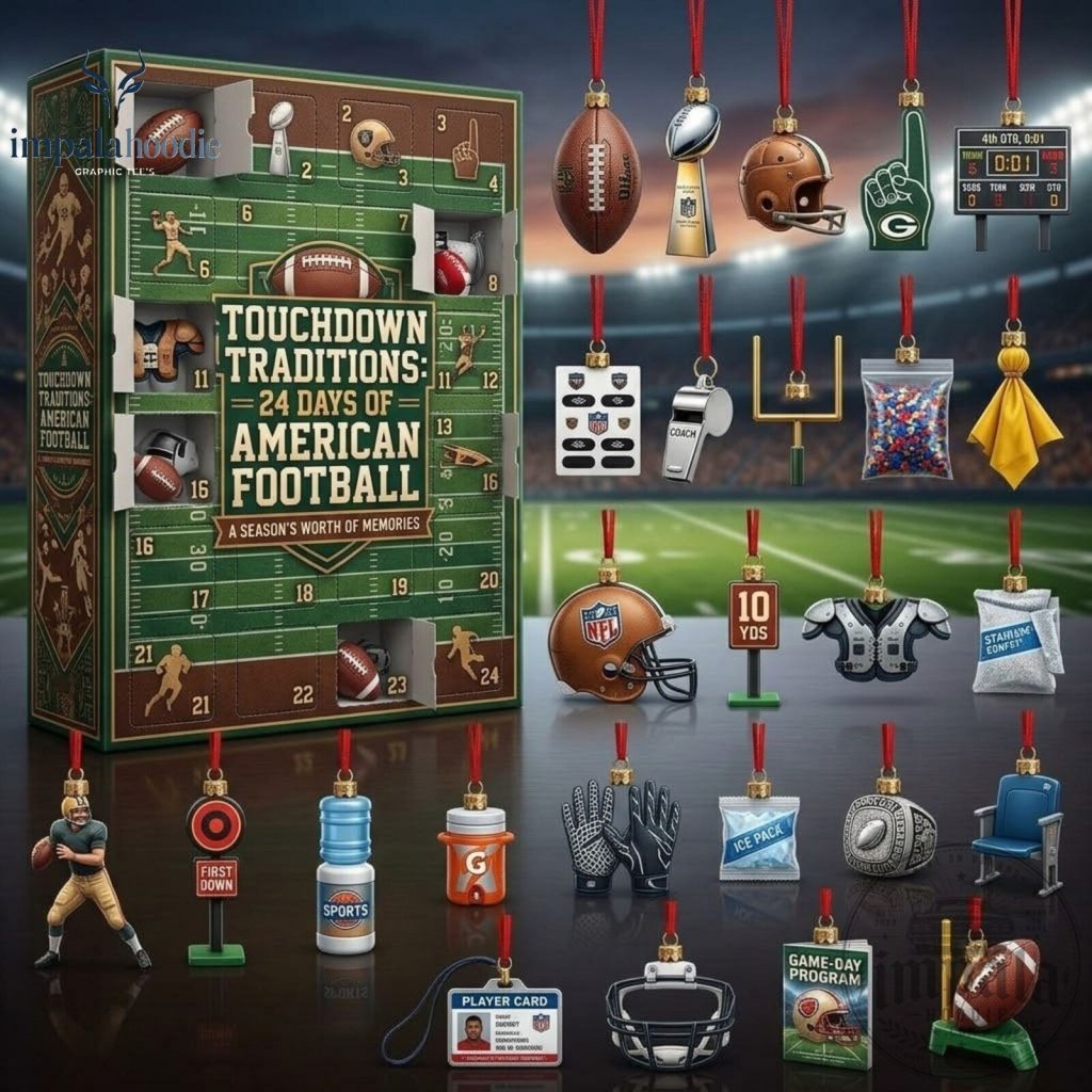 "Top 5 Unique Holiday Gifts: Advent Calendars, Sweaters, Ornaments, More" 36 American Football 24 Days of Football Collectible Ornaments Advent Calendar 2026