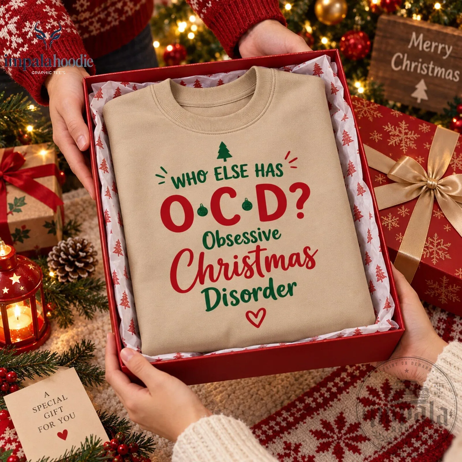 Who Else Has OCD Obsessive Christmas Disorder Christmas Sweater 9 Who Else Has OCD Obsessive Christmas Disorder Christmas Sweater