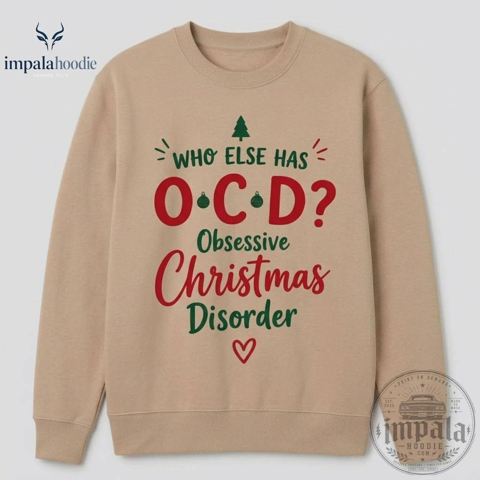 Who Else Has OCD Obsessive Christmas Disorder Christmas Sweater 10 Who Else Has OCD Obsessive Christmas Disorder Christmas Sweater