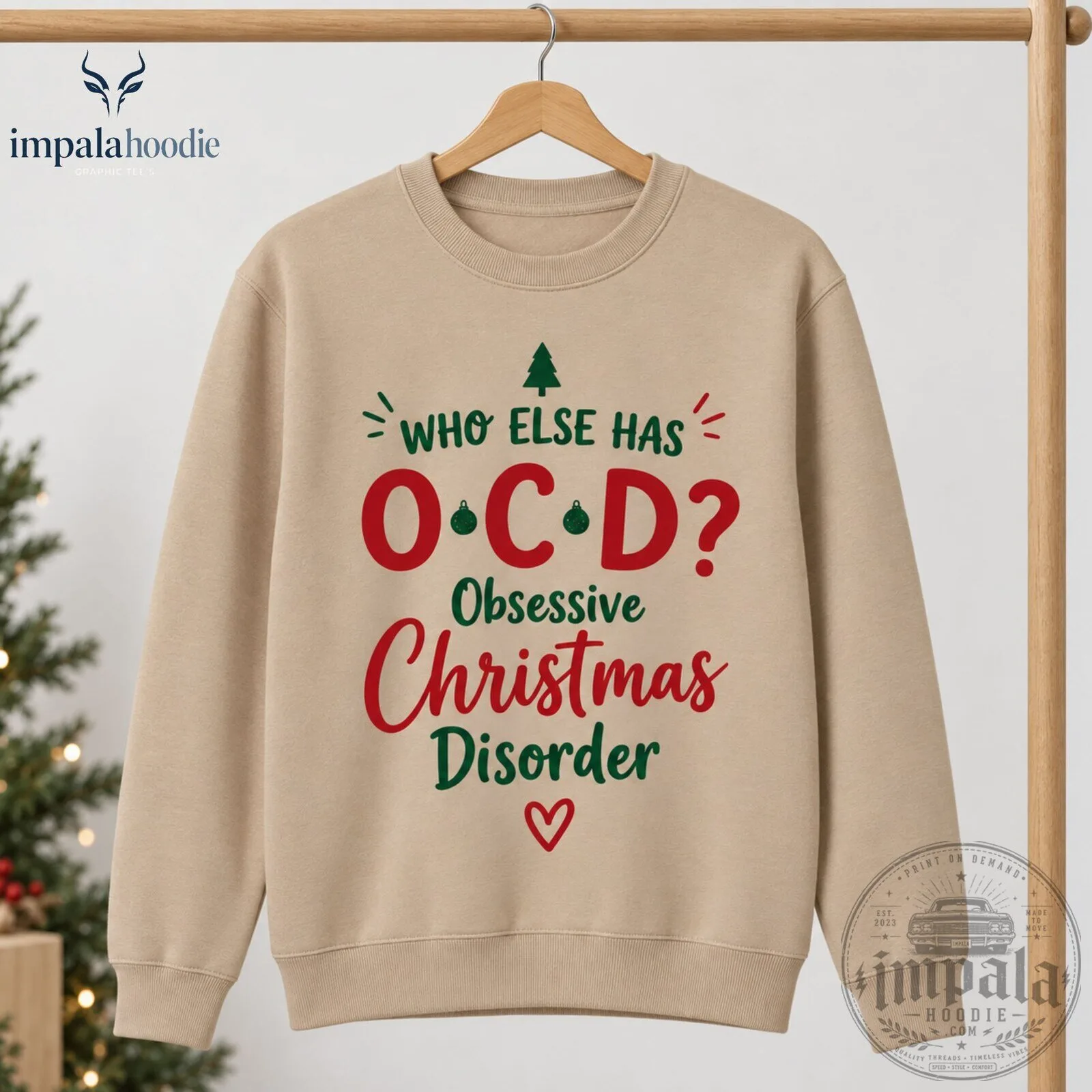 Who Else Has OCD Obsessive Christmas Disorder Christmas Sweater 11 Who Else Has OCD Obsessive Christmas Disorder Christmas Sweater