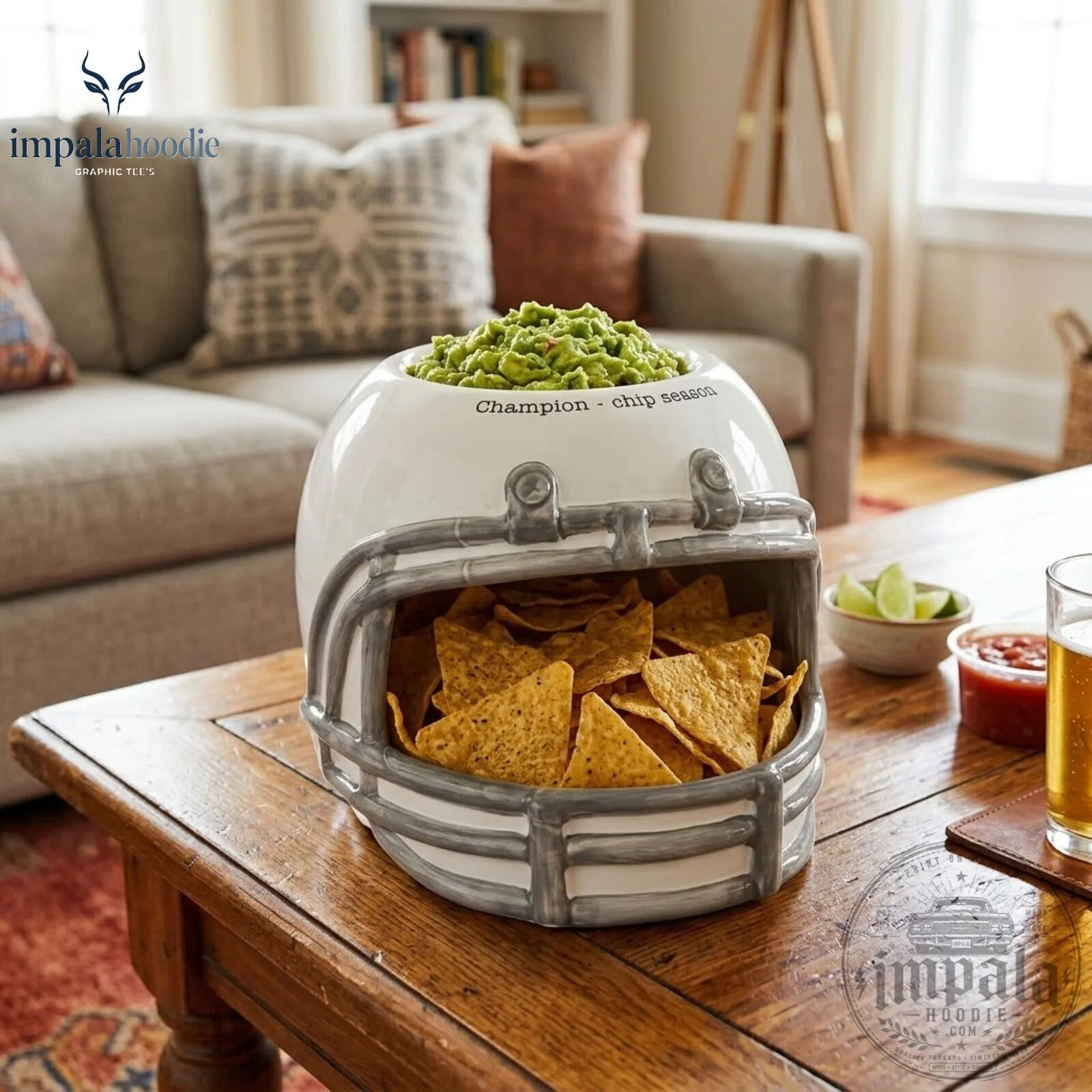 Champion - Chip Season Football Helmet Chip & Dip Snack Bowl