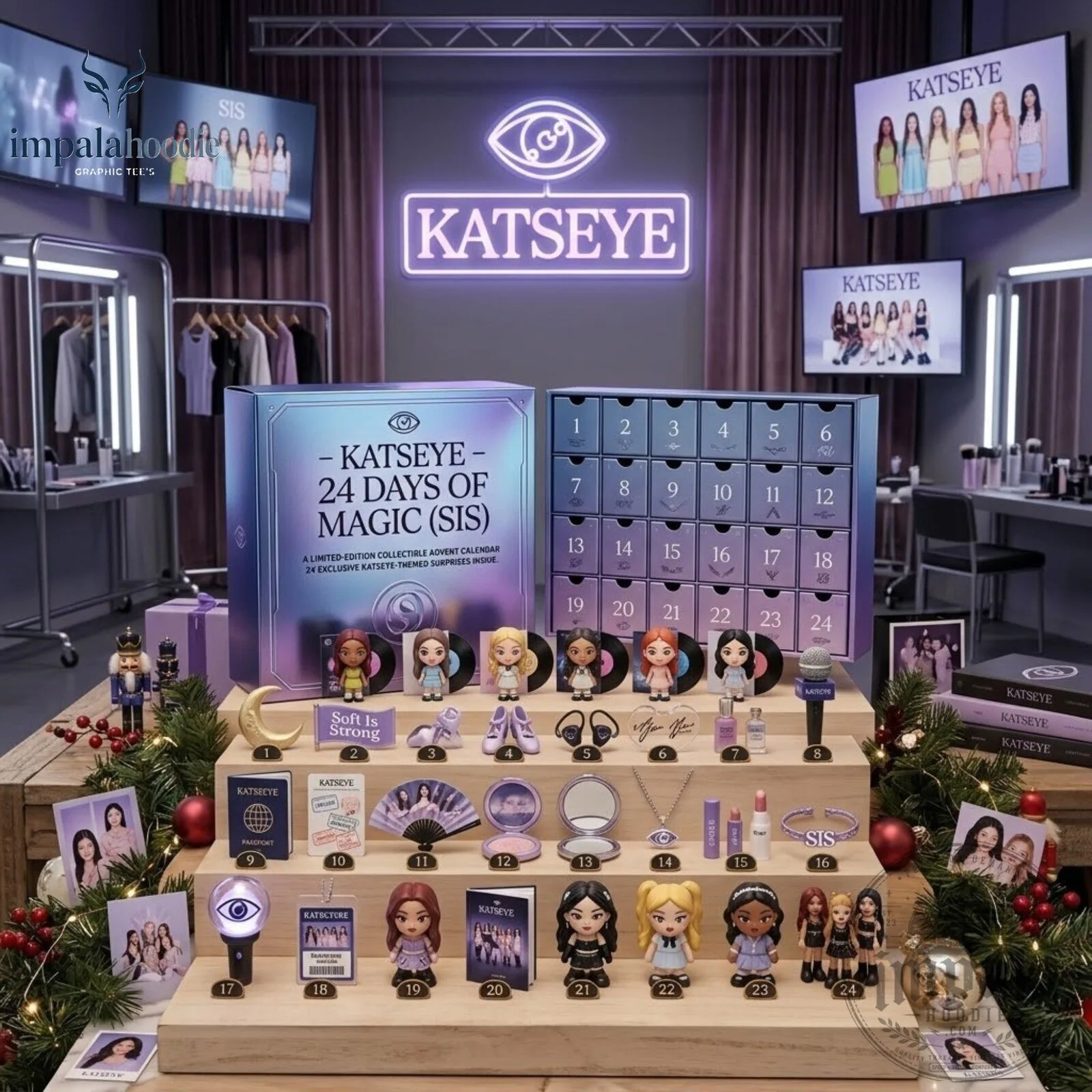 KATSEYE 24 Days Of Girl Group Holiday Countdown Collectible Advent Calendar 2026