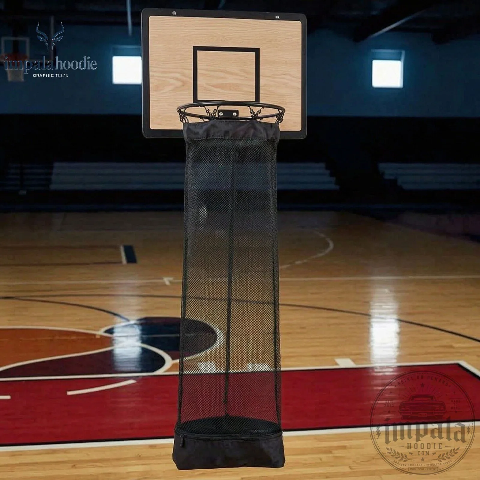Over-The-Door Basketball Hoop Laundry Hamper