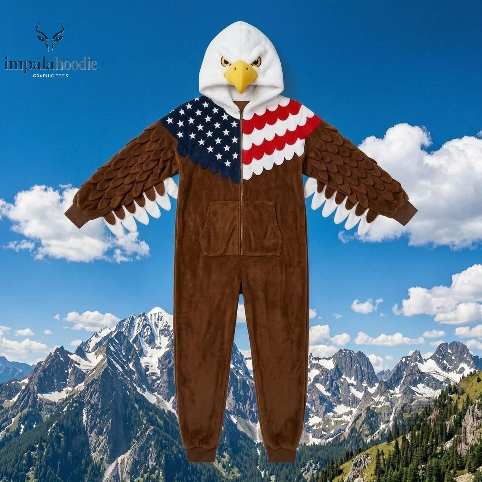 American Eagle 4th Of July Patriotic Jumpsuit