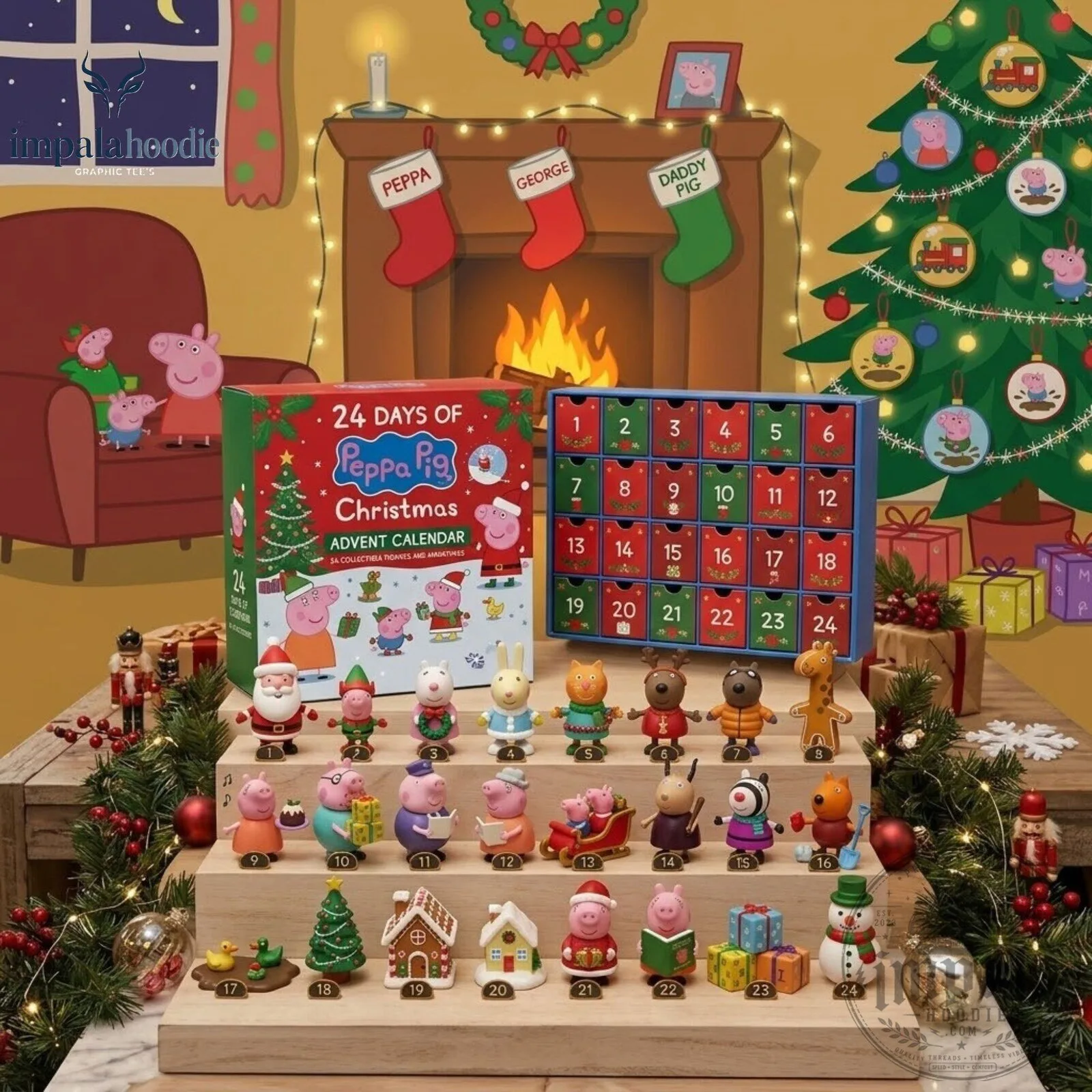 Peppa Pig 24 Days Holiday Countdown Christmas Advent Calendar