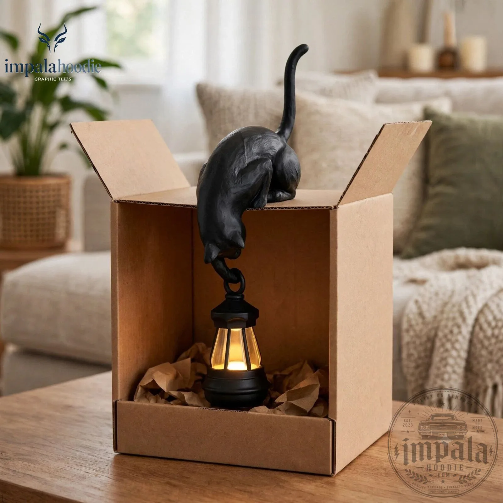 Hanging Cat Bookshelf Decor Lantern Lamp 9 Hanging Cat Bookshelf Decor Lantern Lamp