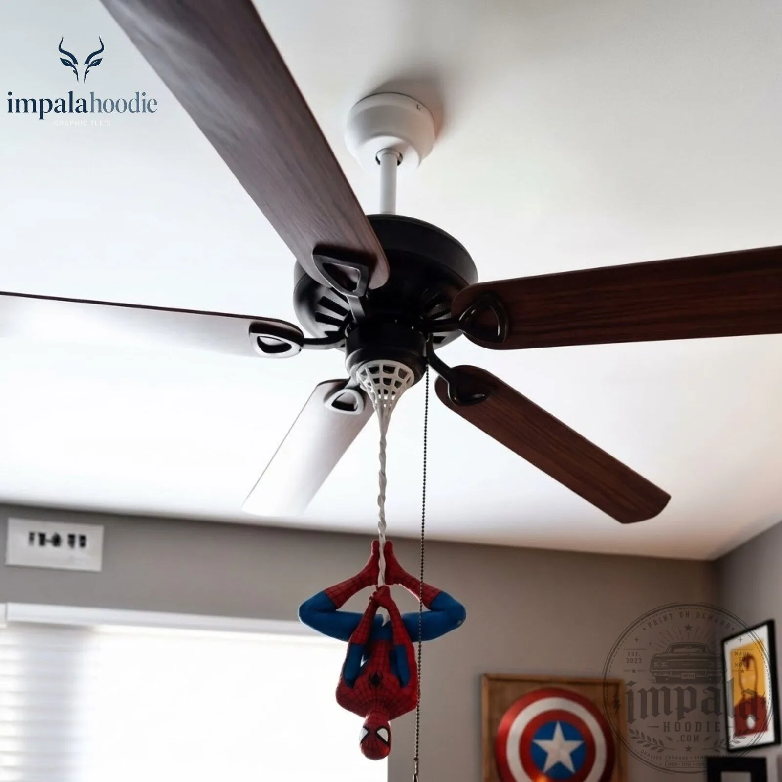 Spider-Man Ceiling Fan Hanging Decor Figure
