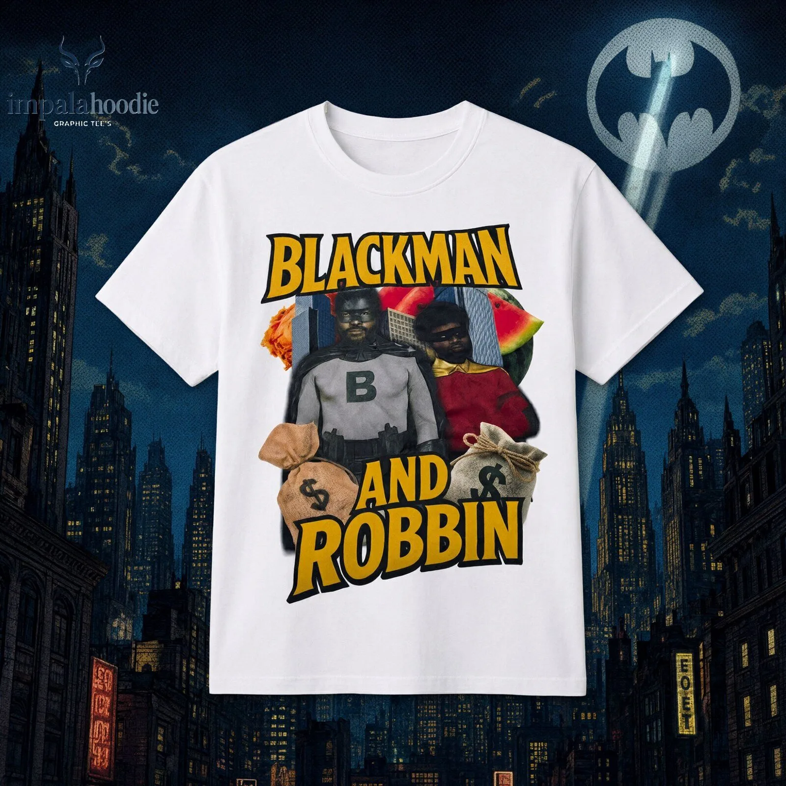 Blackman And Robbin Funny Parody T-Shirt
