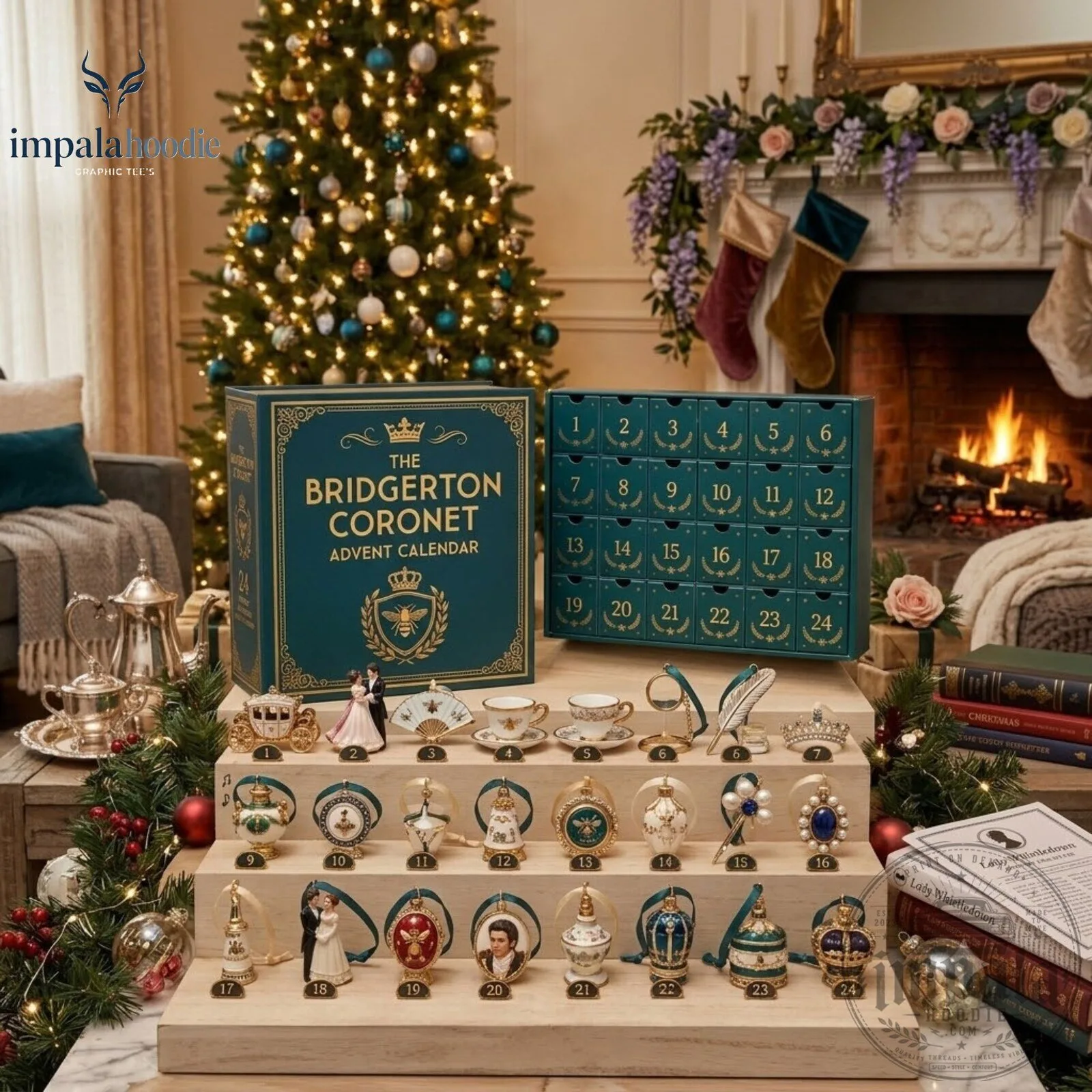 Bridgerton Coronet 24 Days Of Regency Christmas Collectible Ornaments Advent Calendar 2026