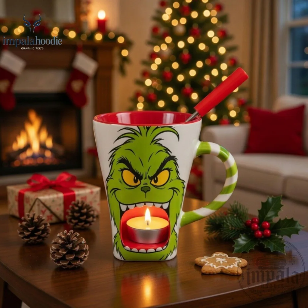 "Top 4 Festive Collectibles: Grinch Mug, Blue Jays, Snoopy, Hello Kitty" 16 The Grinch Chocolate Melter Christmas Mug