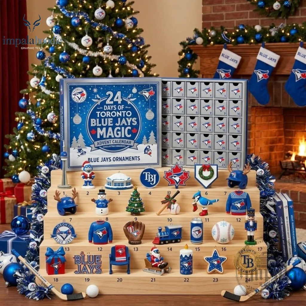 Toronto Blue Jays 24 Days Of MLB Baseball Ornaments Advent Calendar Toronto Blue Jays 24 Days Of MLB Baseball Ornaments Advent Calendar