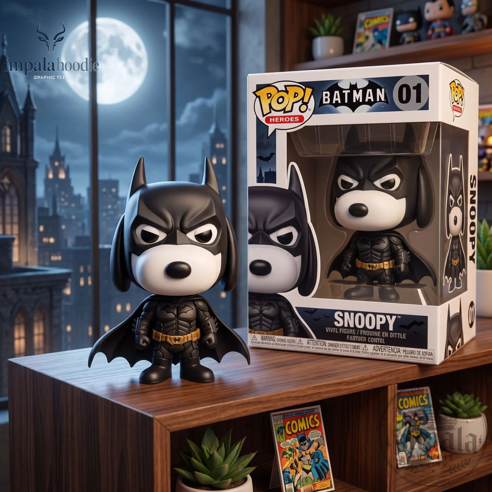 Peanuts Snoopy x Batman Funko Pop Collectible Figure 8 Peanuts Snoopy x Batman Funko Pop Collectible Figure