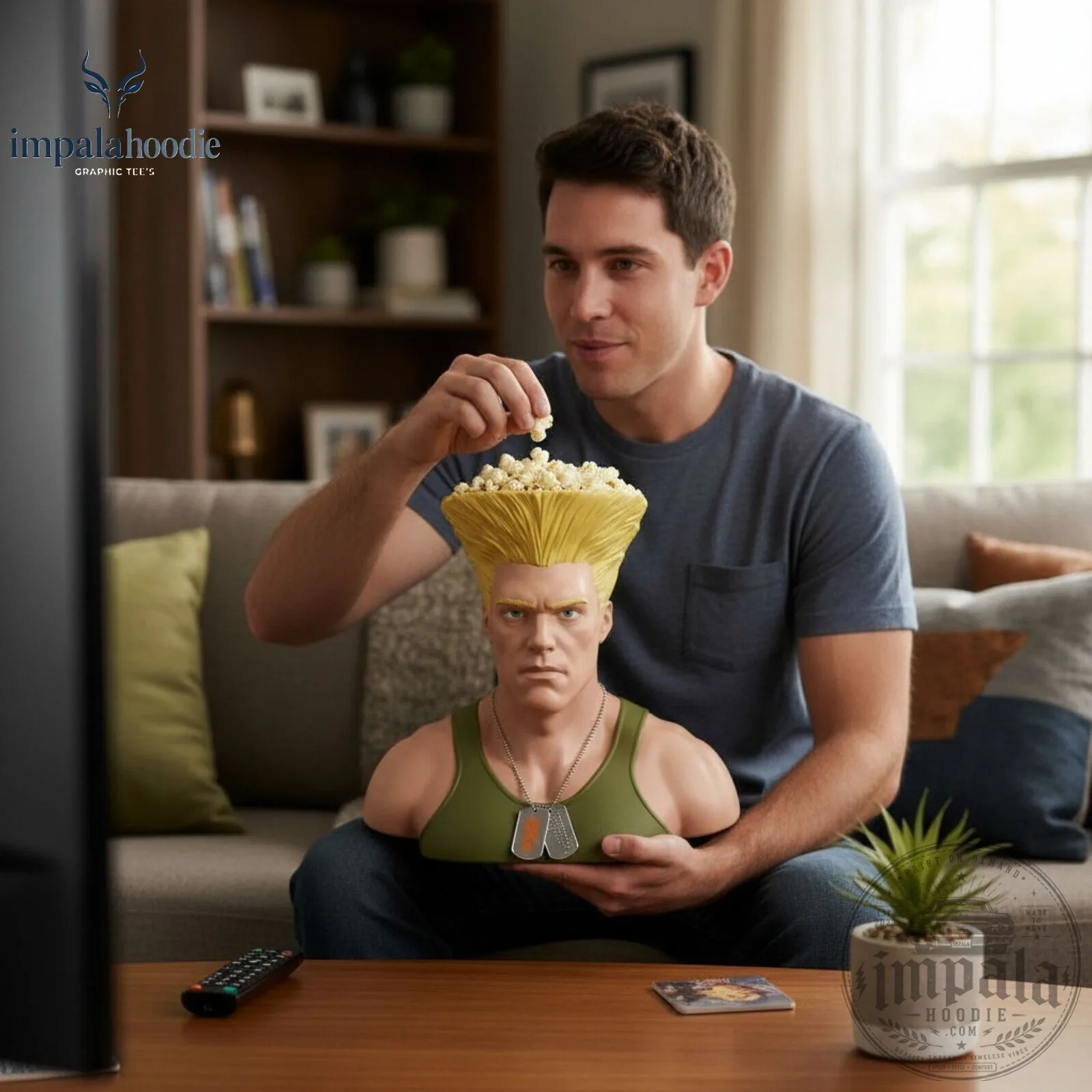 Street Fighter Guile Bust Popcorn Bucket With Removable Dog Tag 10 Street Fighter Guile Bust Popcorn Bucket With Removable Dog Tag