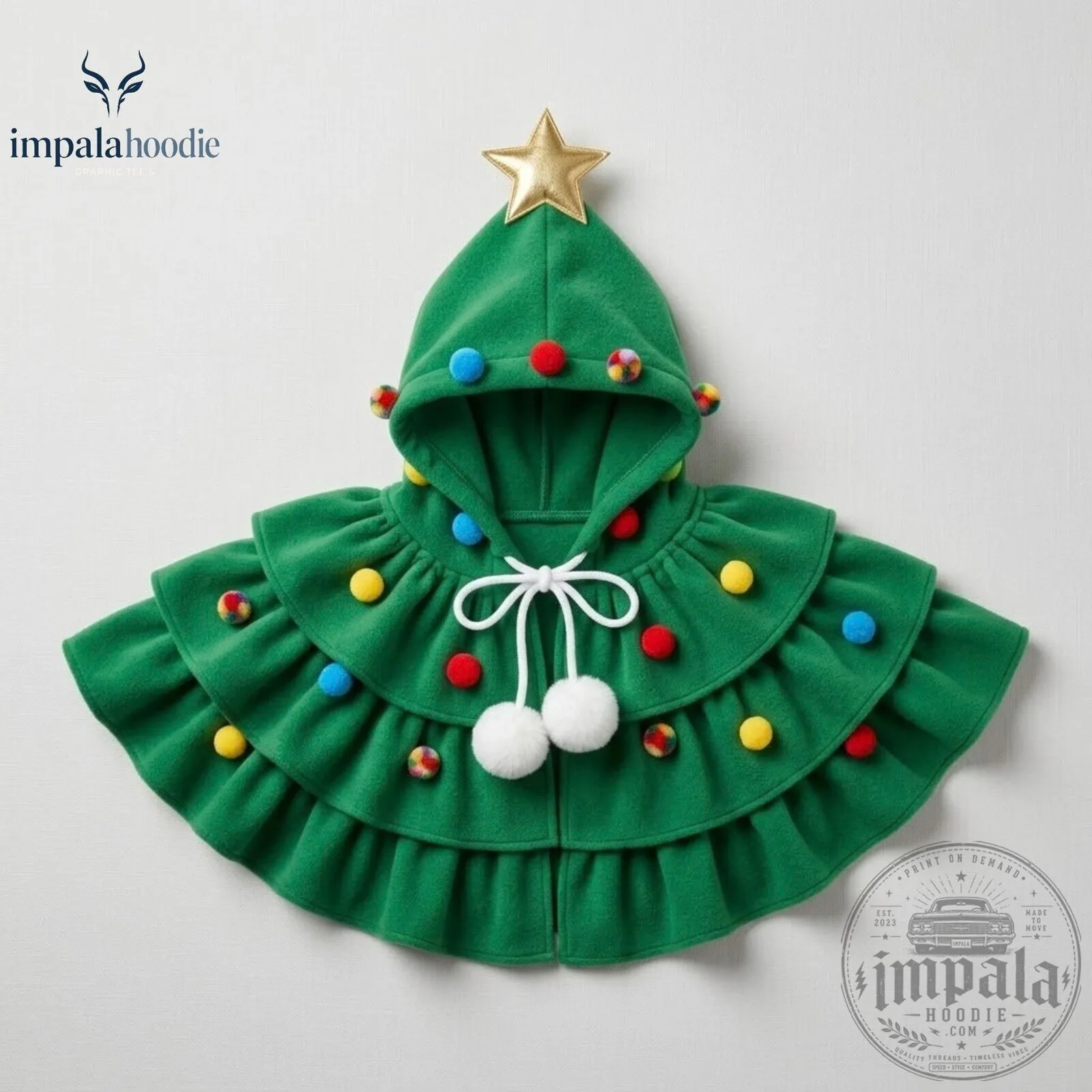 Christmas Tree Festive Pet Costume For Cat & Dog 11 Christmas Tree Festive Pet Costume For Cat & Dog