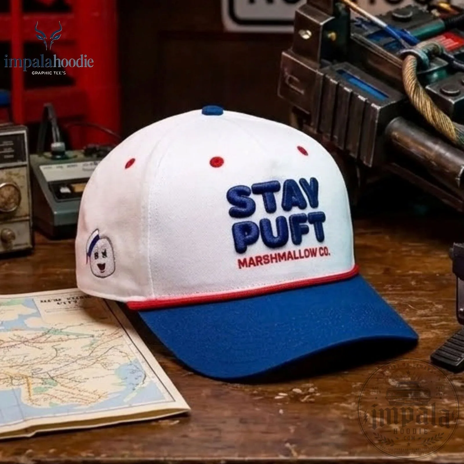 RSVLTS Ghostbusters Stay Puft Marshmallow Co Classic Cap