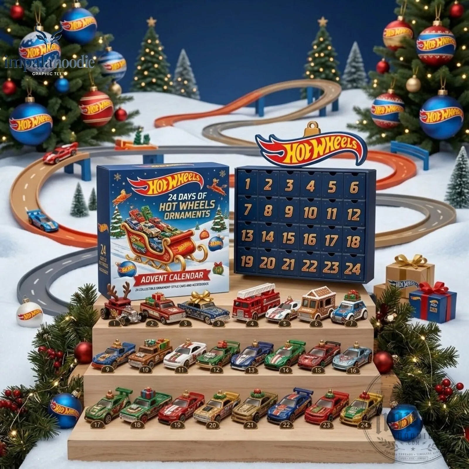 Hot Wheels Ornament Advent Calendar 2026