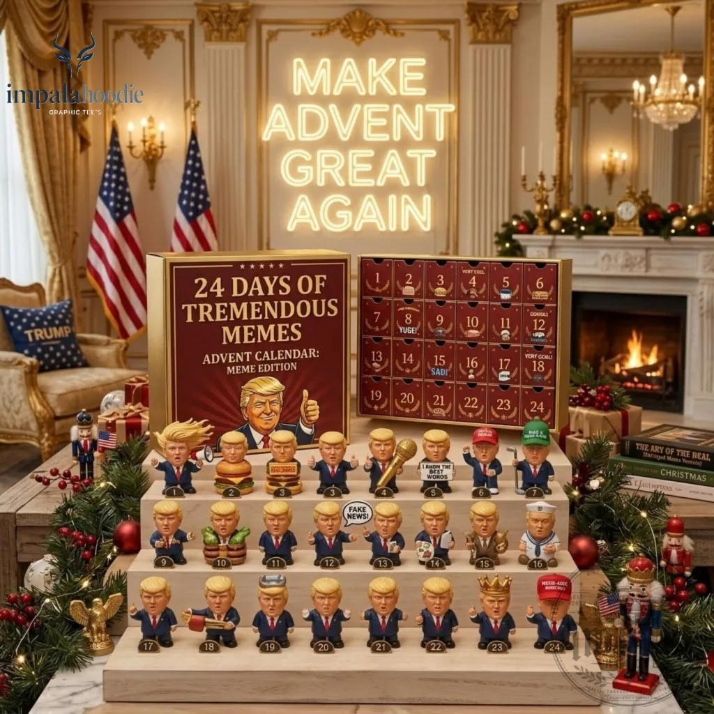 "Unique Advent Calendars and Marvel Air Force 1 Sneakers 2026" 24 Donald Trump 24 Days Of Funny Political Meme Advent Calendar 2026