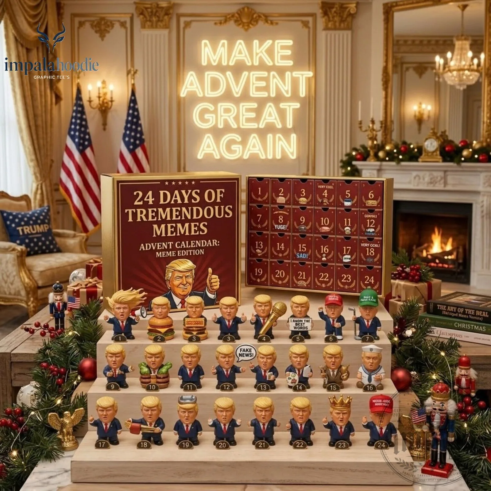 Donald Trump 24 Days Of Funny Political Meme Advent Calendar 2026
