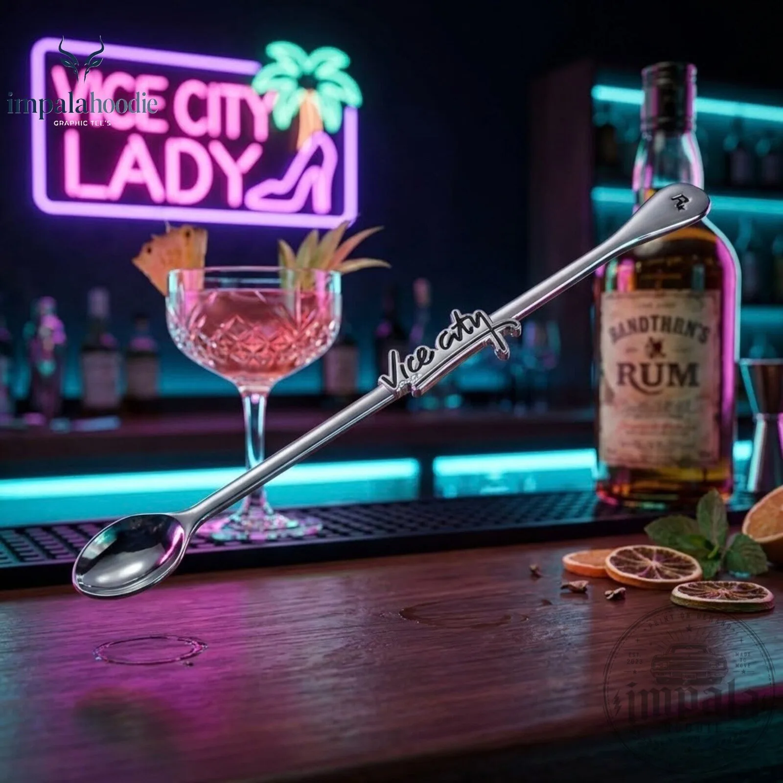 Grand Theft Auto VI GTA 6 Vice City Collectible Swizzle Spoon 5 Grand Theft Auto VI GTA 6 Vice City Collectible Swizzle Spoon