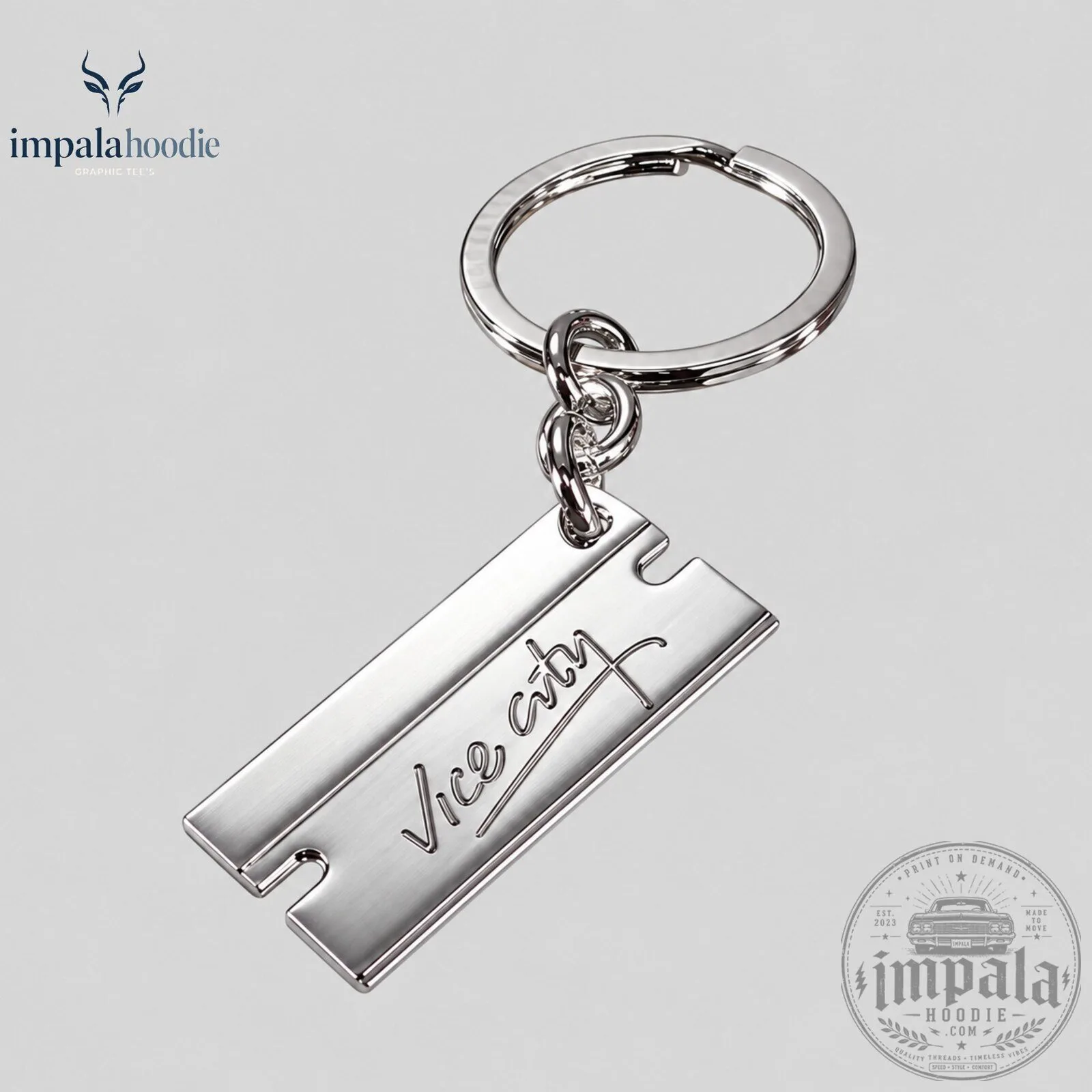 Grand Theft Auto VI GTA 6 Vice City Metal Keychain 9 Grand Theft Auto VI GTA 6 Vice City Metal Keychain