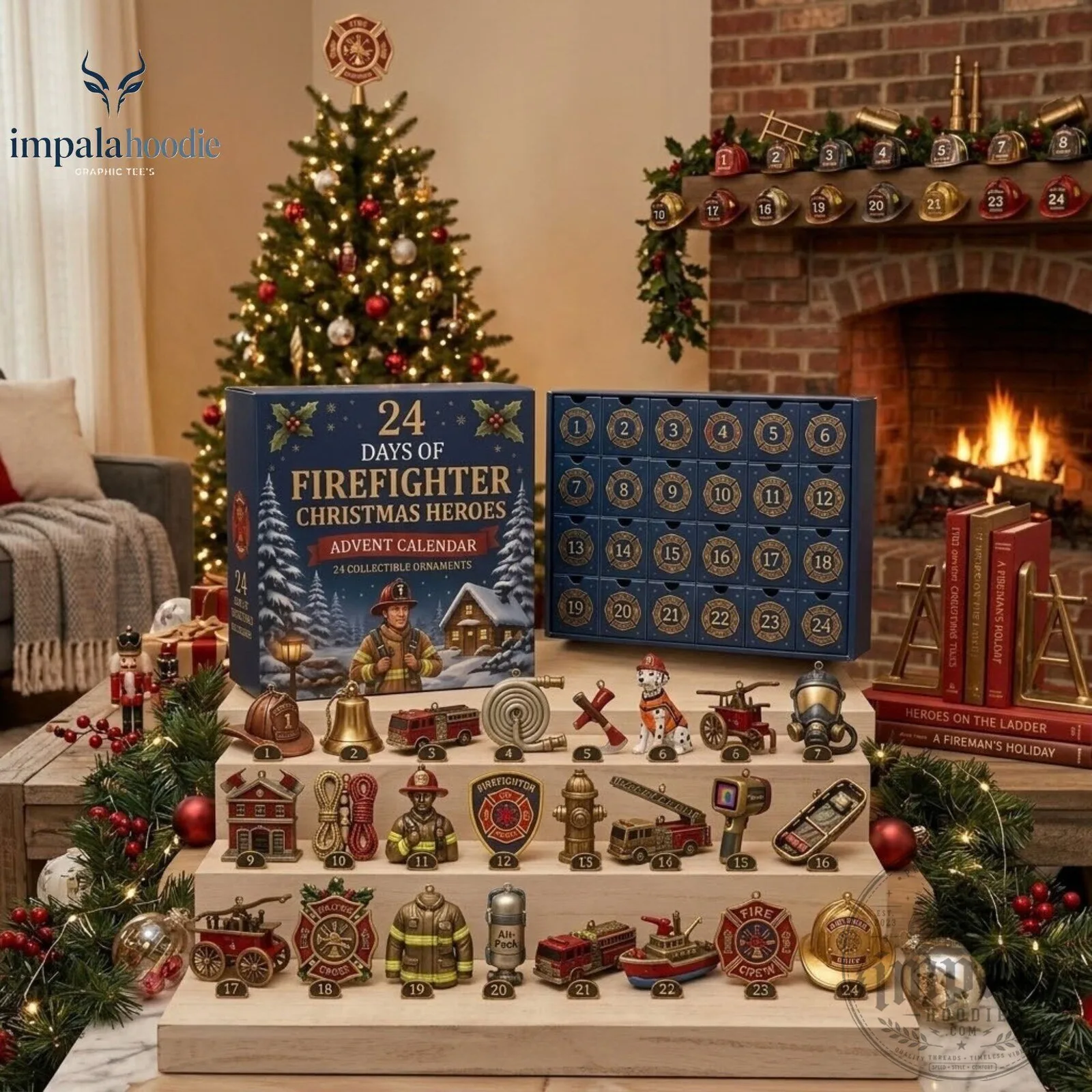 Firefighter Christmas Heroes Ornaments Advent Calendar 2026 4 Firefighter Christmas Heroes Ornaments Advent Calendar 2026