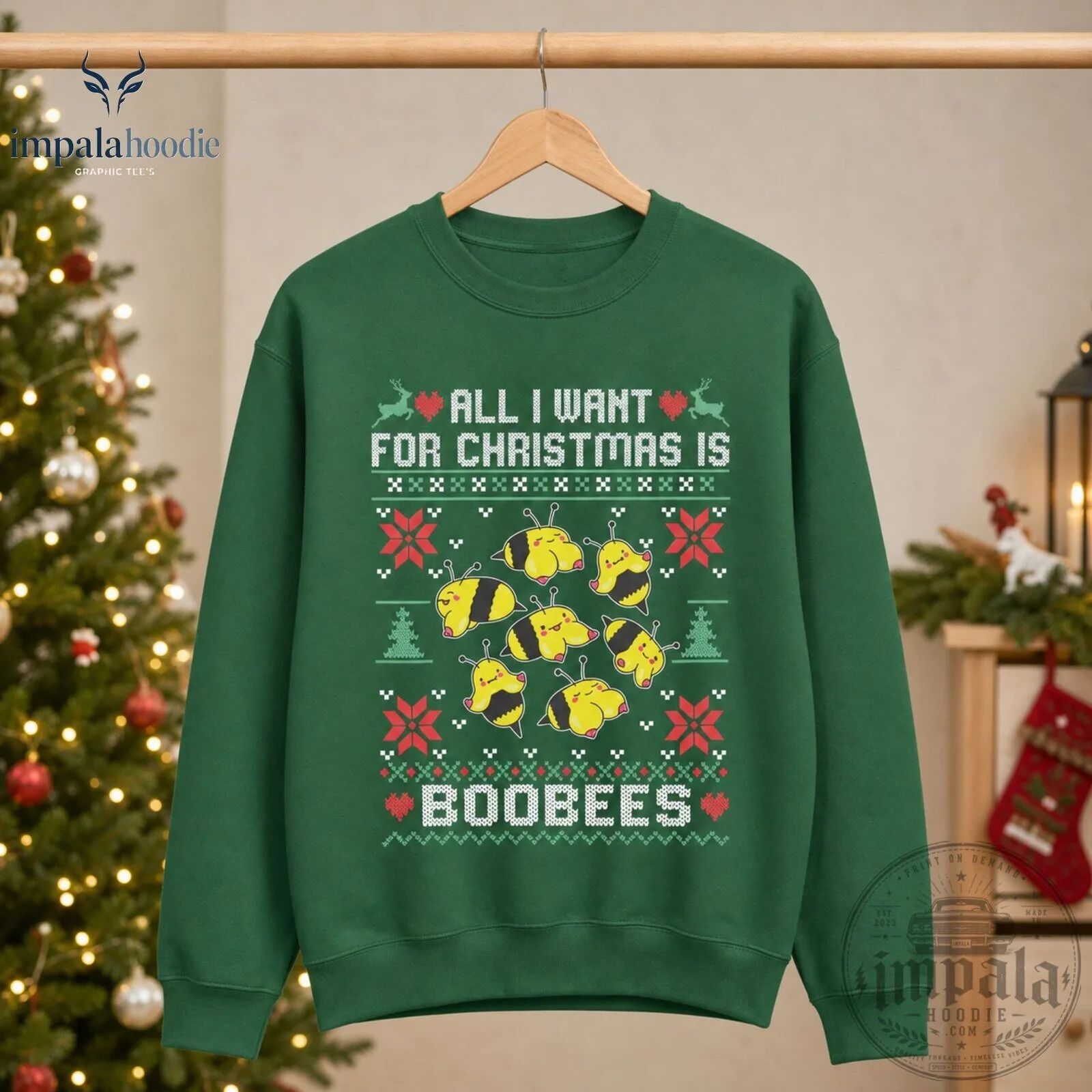 All I Want For Christmas Is Boobees Funny Christmas Ugly Sweater 10 All I Want For Christmas Is Boobees Funny Christmas Ugly Sweater