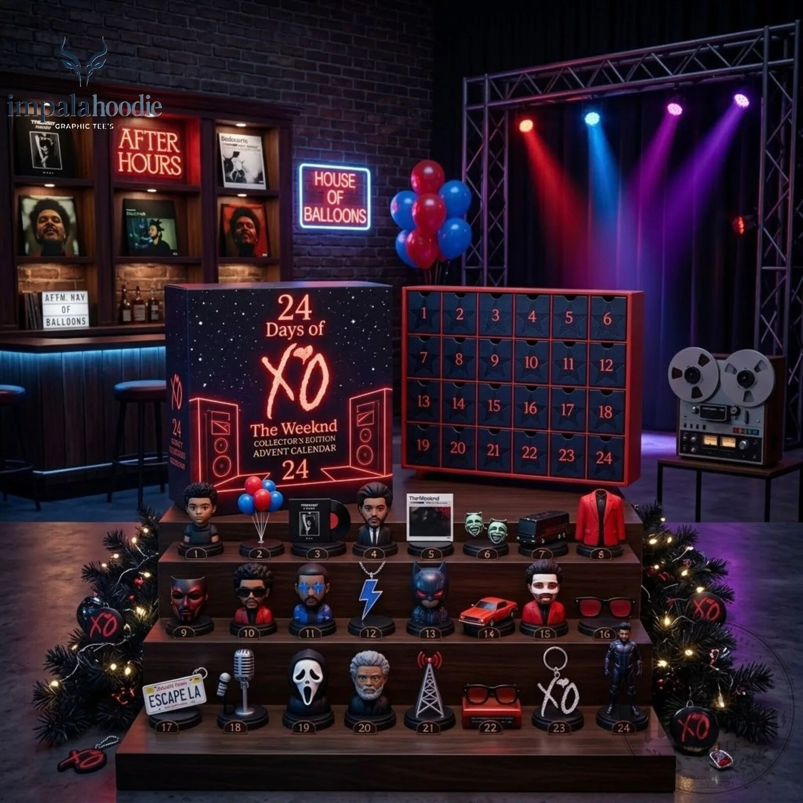The Weeknd XO Collectible Figures Advent Calendar 2026