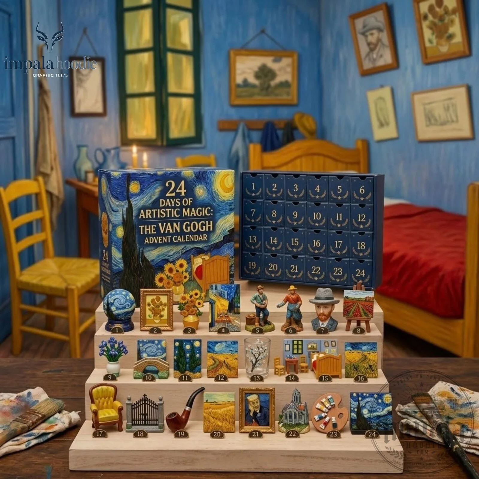 Vincent Van Gogh Artistic Advent Calendar