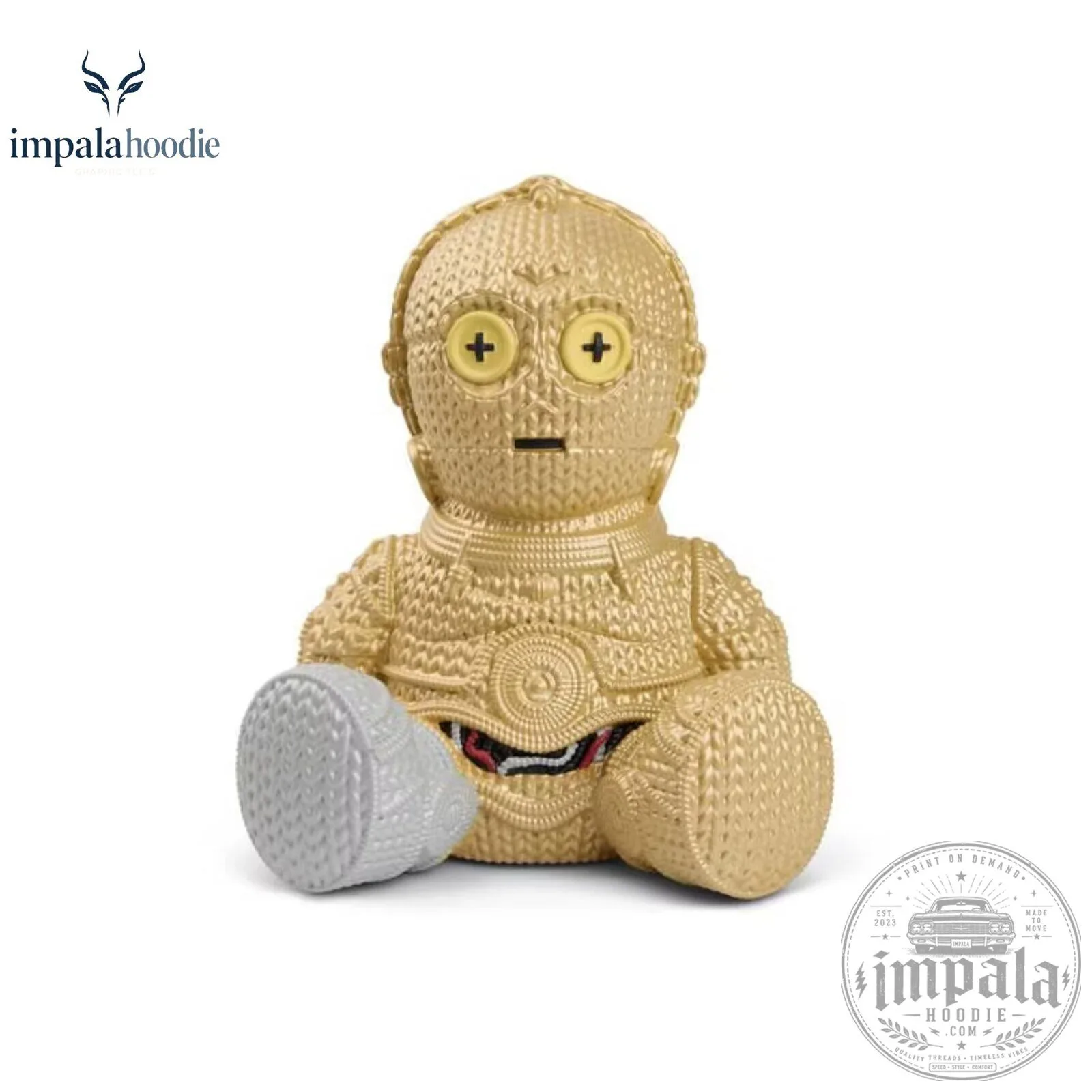 Star Wars C-3PO & Darth Vader Handmade By Robots Knit Collectible Vinyl Figure 13 Star Wars C-3PO & Darth Vader Handmade By Robots Knit Collectible Vinyl Figure