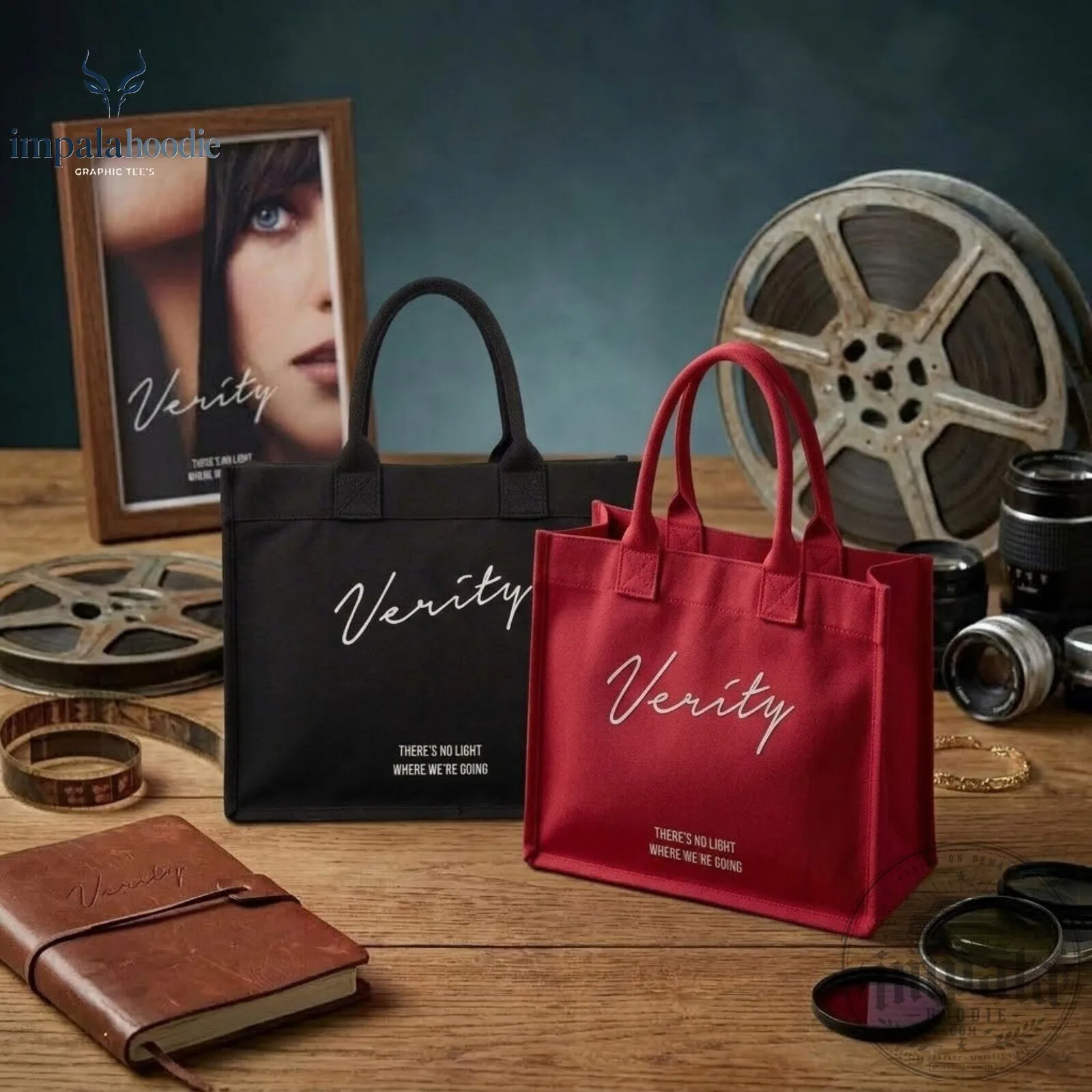 Verity There's No Light Where We're Going Movie Merch Tote Bag