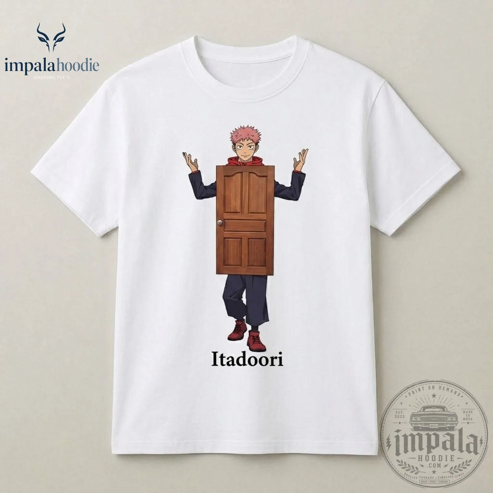 Jujutsu Kaisen Itadoori Funny Parody T-Shirt 10 Jujutsu Kaisen Itadoori Funny Parody T-Shirt