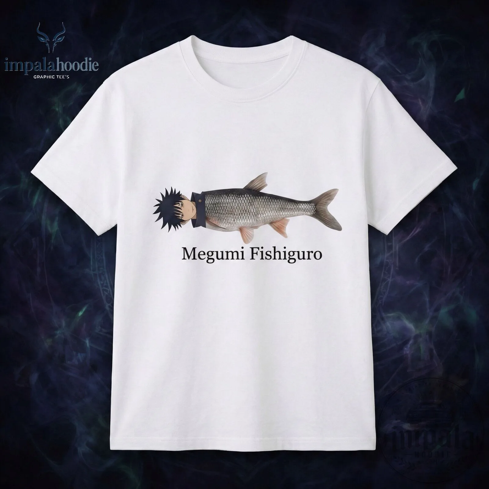 Jujutsu Kaisen Megumi Fishiguro Funny Parody T-Shirt