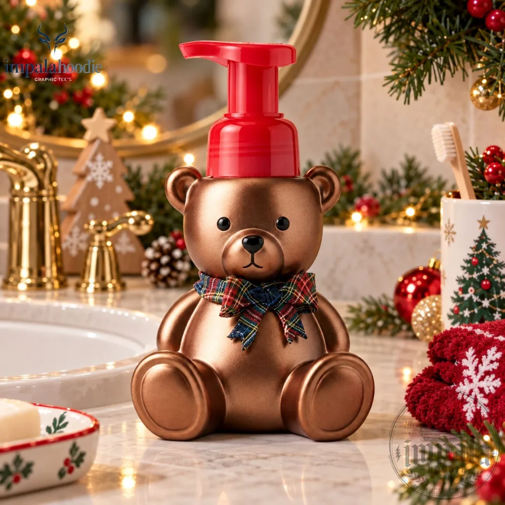 Christmas Bear Soap Pump Dispenser Christmas Bear Soap Pump Dispenser