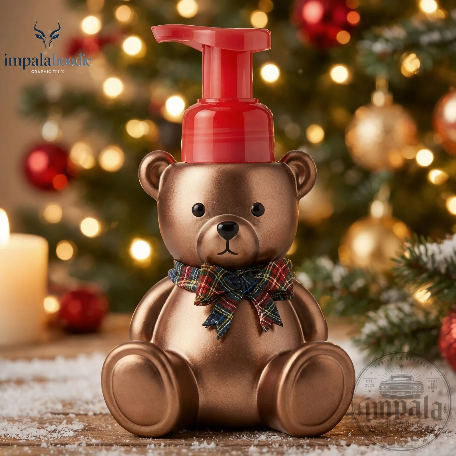 Christmas Bear Soap Pump Dispenser 9 Christmas Bear Soap Pump Dispenser