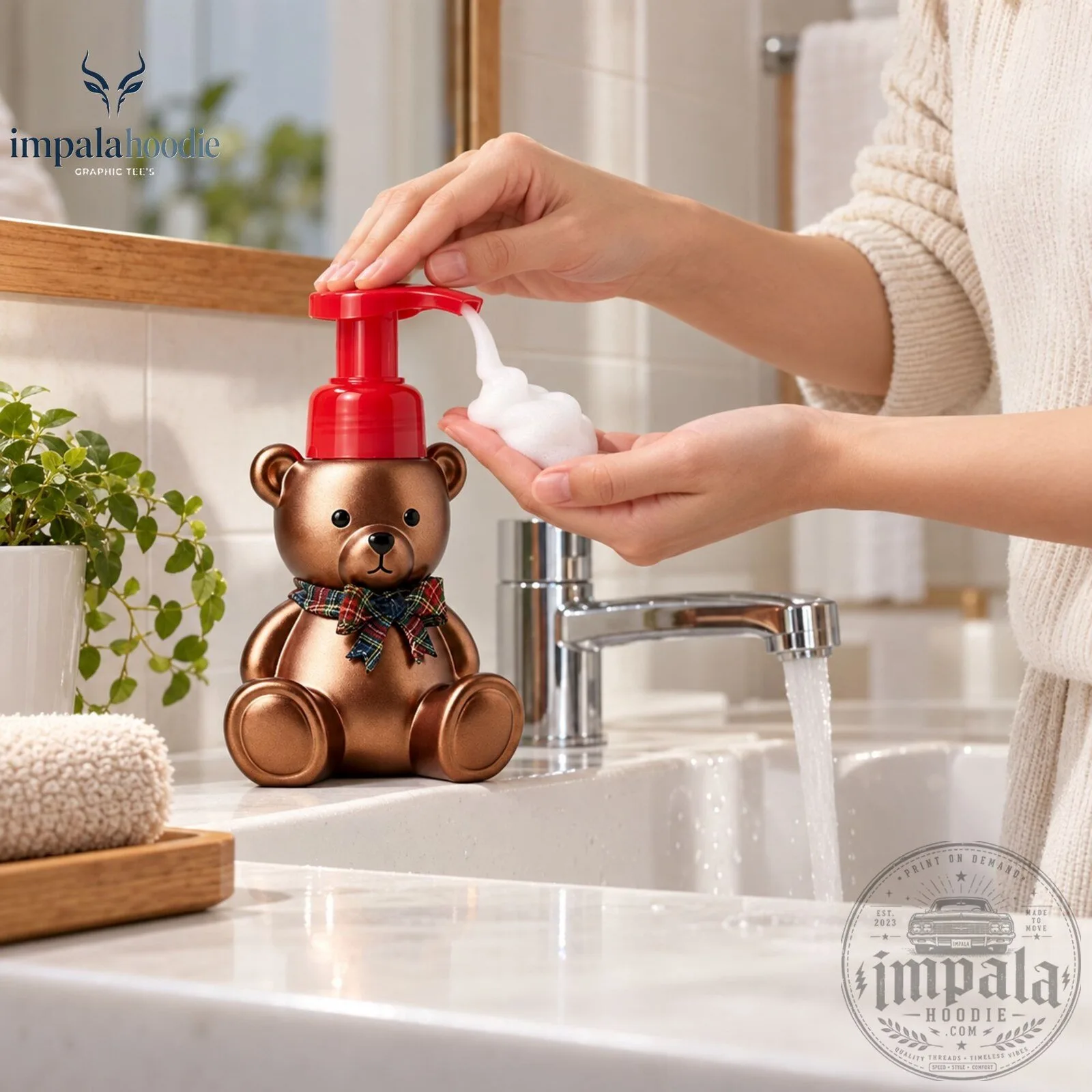 Christmas Bear Soap Pump Dispenser 10 Christmas Bear Soap Pump Dispenser